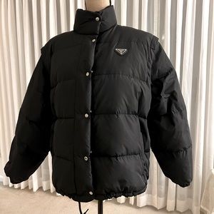 Winter jacket. Winter coat. Prada jacket